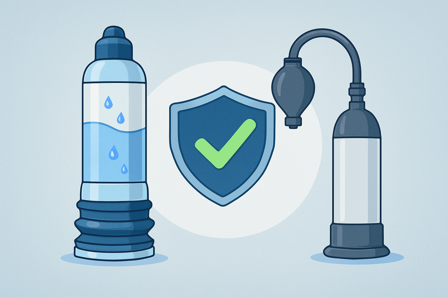 Hydropumpe und Wasserpumpe Vergleich mit klassischer Penispumpe