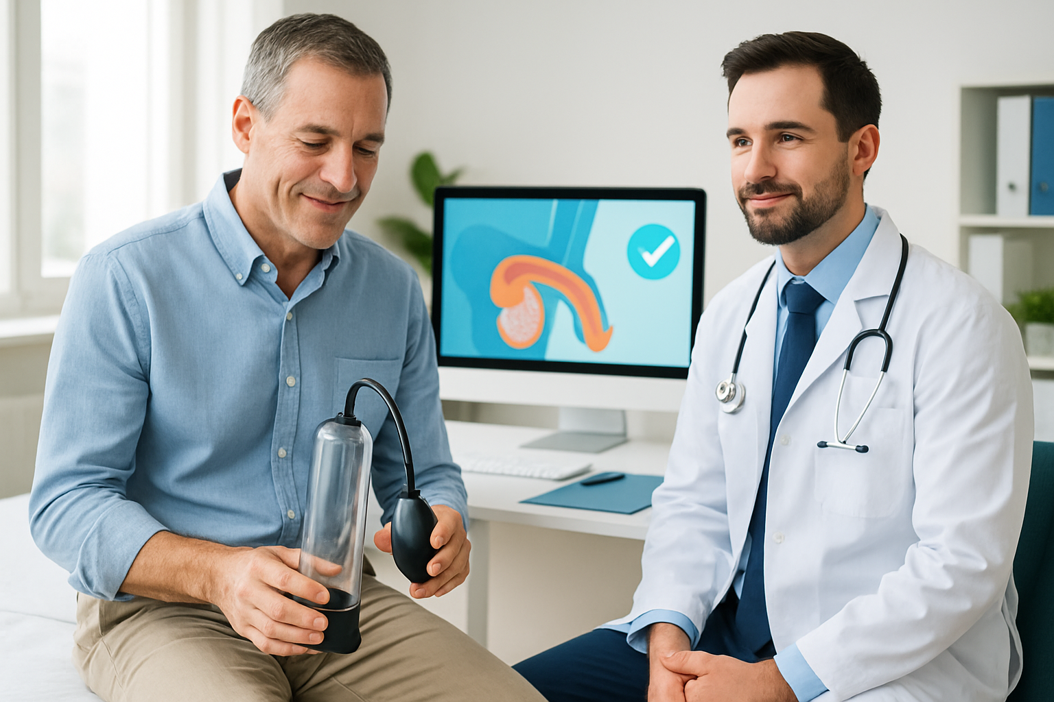 Medizinische Vakuumpumpe zur Behandlung von Erektionsstörungen