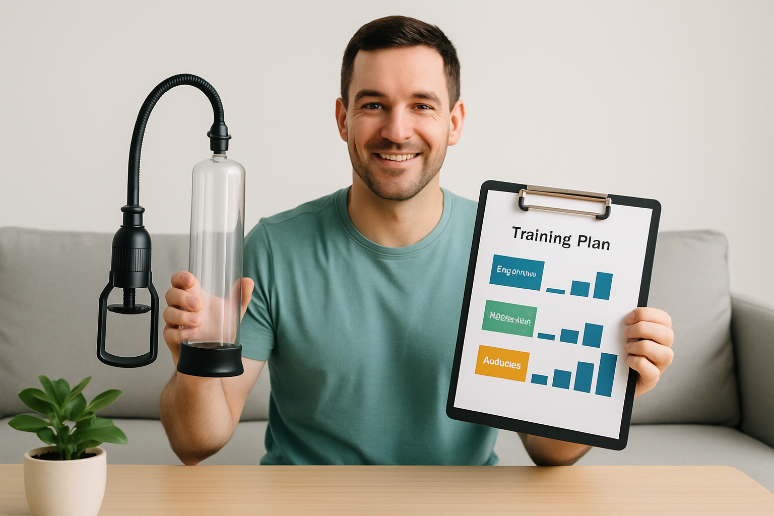 Penispumpe Trainingsplan für Anfänger und Fortgeschrittene